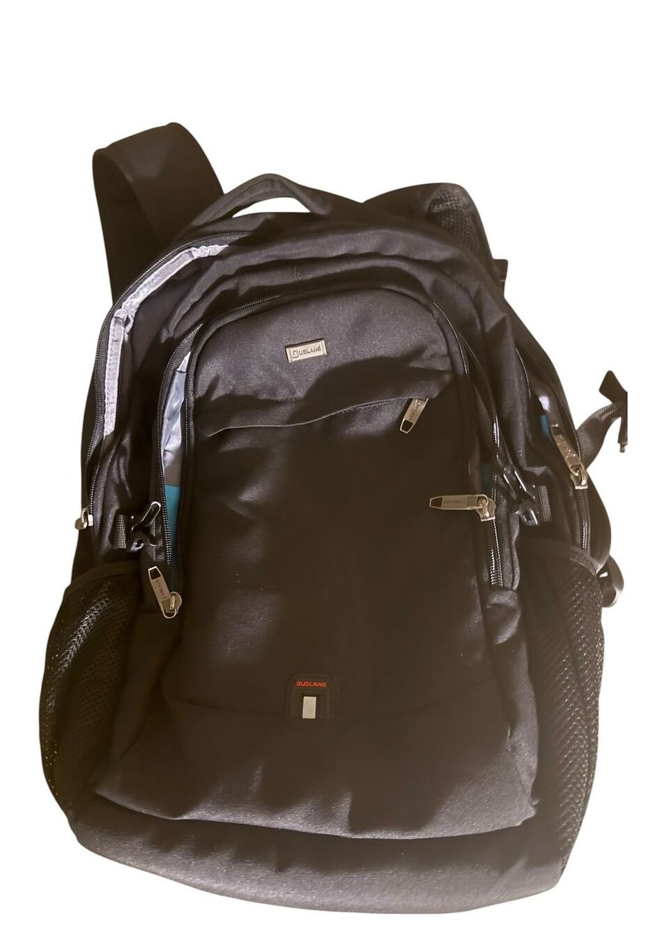Black Duslang 17" Travel Laptop Storage Bookbag Bag Backpack Water Resistant